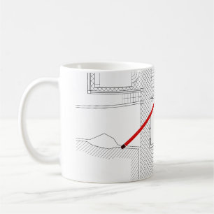 Architectural project, drawing, Architects Coffee Mug
