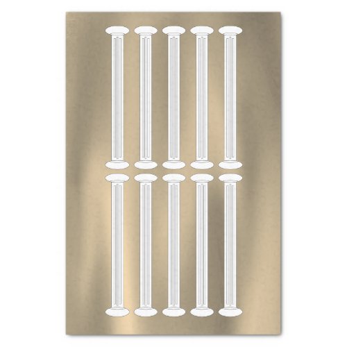 Architectural Roman Columns Tissue Paper