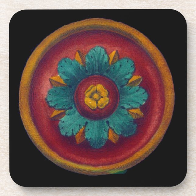 Architectural Rosette No. 5 - Coaster (Front)