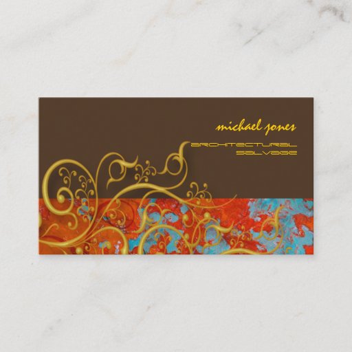 Customizable Architectural Salvage business cards