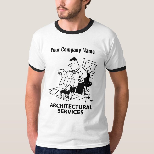 Architectural Services Cartoon T-Shirt (Front)