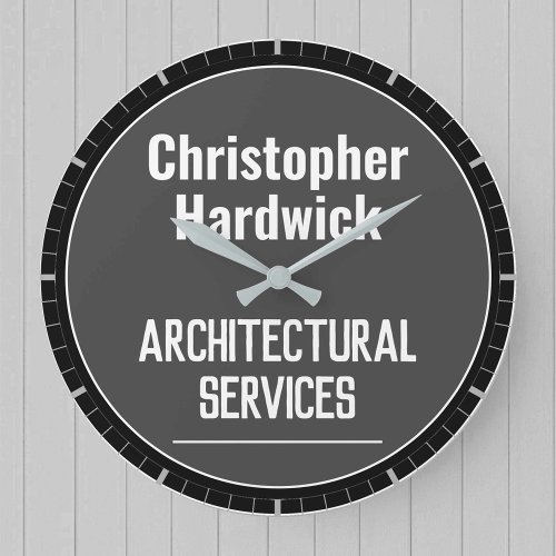 Architectural Services Office Wall Clock