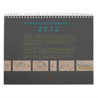 Architectural Sketches Calendar 2012 by Janejira