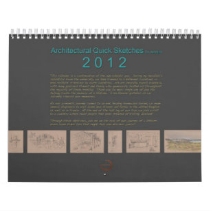 Architectural Sketches Calendar 2012 by Janejira