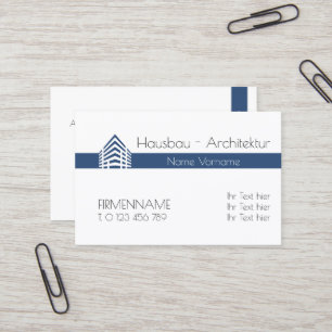 architectural structure business card