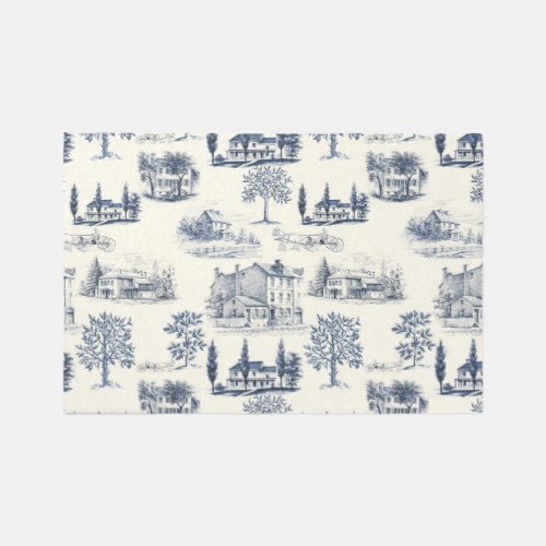 Architectural Toile Rug