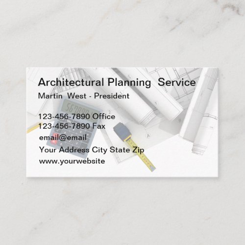 Architecture And Construction Theme Business Card