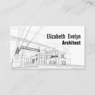 Architecture background design business card