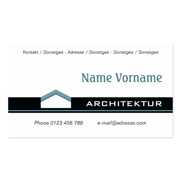 Architecture Bauhaus Business Card Templates