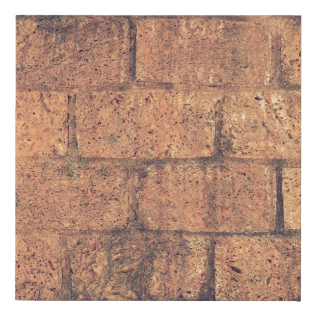 Architecture bricks wall stoneworks faux canvas print (Front)
