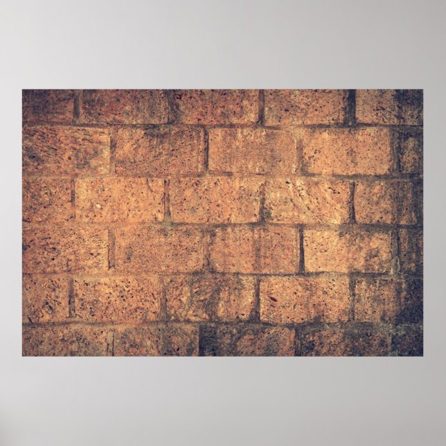 Architecture bricks wall stoneworks poster (Front)