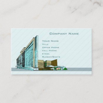 Architecture Business Card by pixelholicBC at Zazzle