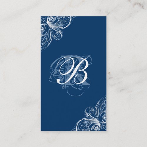 Architecture Business Card Wedding Planner Blue
