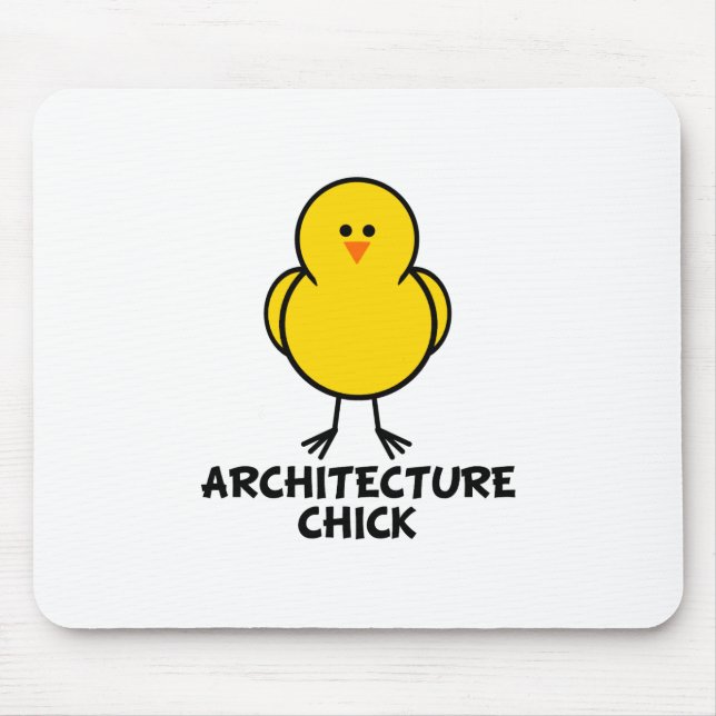 Architecture Chick Mouse Pad (Front)