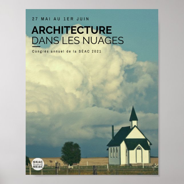 Architecture dans les nuages poster (Front)