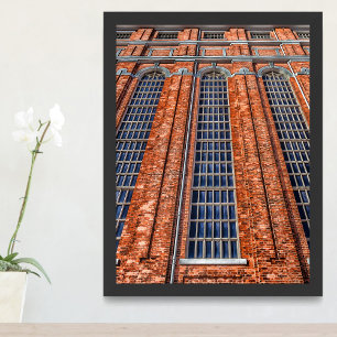 Architecture detail of the Central Tejo in Lisbon Metal Print