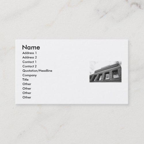 Architecture Details Business Card
