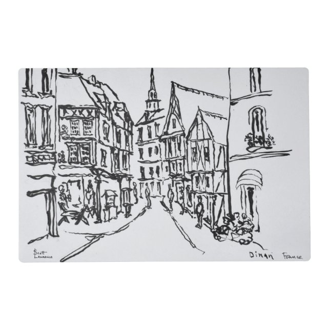 Architecture | Dinan, Brittany, France Placemat (Front)