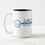 Architecture Drawing Title Mug (blue) at Zazzle