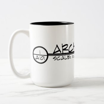 Architecture Drawing Title Mug (dark) by DryGoods at Zazzle