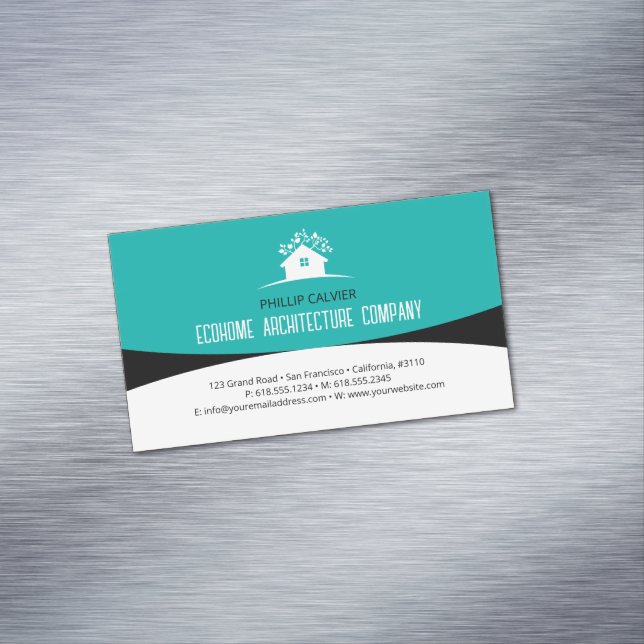 Architecture | Eco Home Architect Business Card Magnet (In Situ)