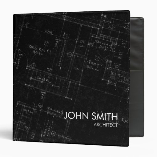 Architecture Floor Plans binder Zazzle