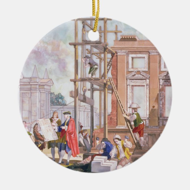 Architecture, from a series of four illustrating t ceramic ornament (Front)