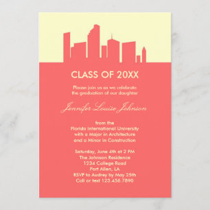 Architecture Graduation Invitation
