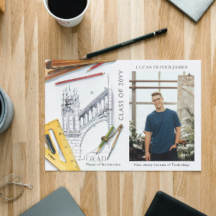 Architecture Graduation Photo Announcement