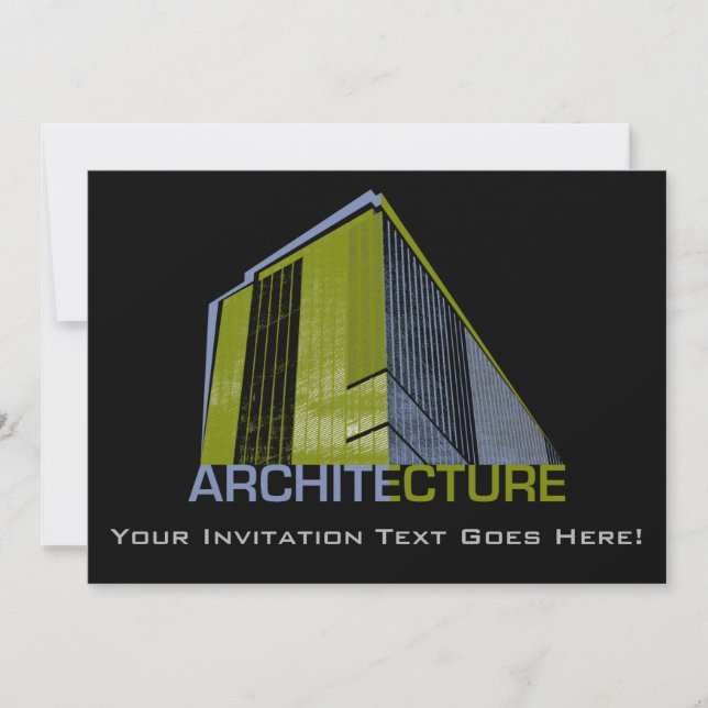 Architecture Graphic Invitation (Front)