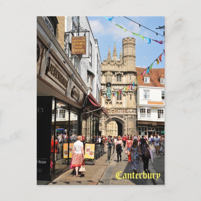 Architecture in Canterbury, Kent, England Postcard (Front)