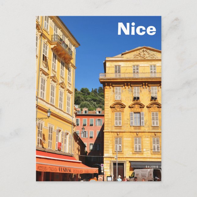 Architecture in Nice, France Postcard (Front)