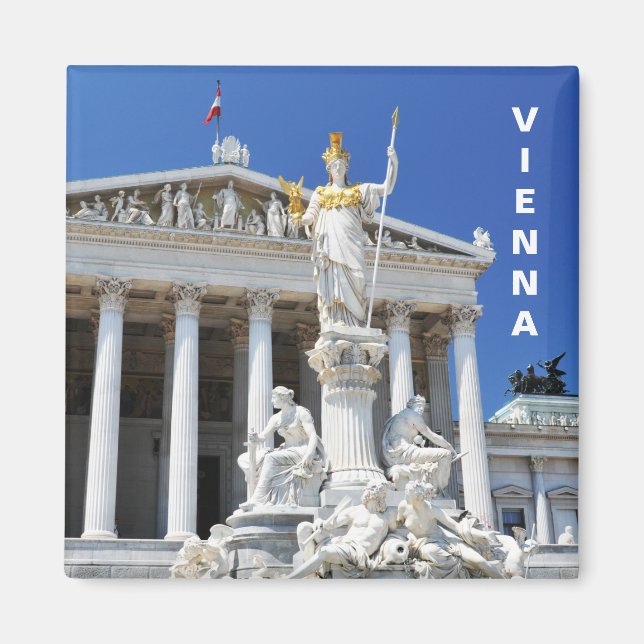 Architecture in Vienna, Austria Magnet (Front)