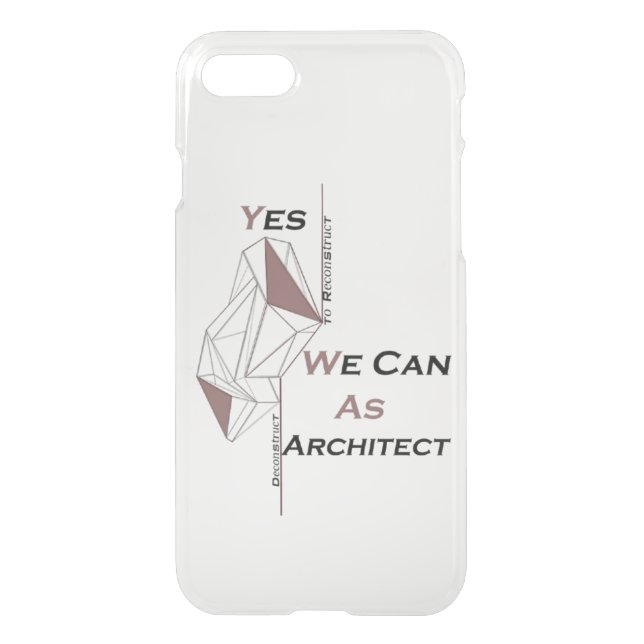 architecture, modern design, geometric art, black  uncommon iPhone case (Back)