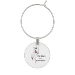 architecture, modern design, geometric art, black  wine charm