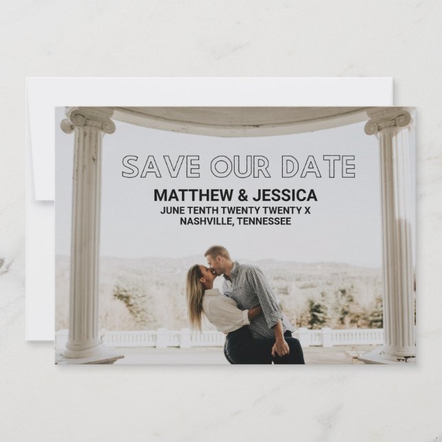 Architecture Modern Save the Date (Front)