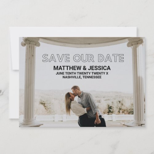 Architecture Modern Save the Date