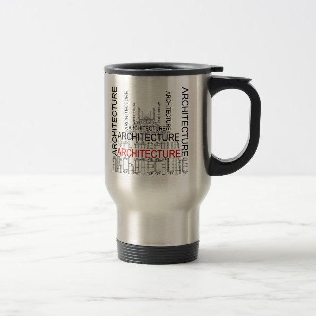 ARCHITECTURE Modern Sleek Travel Mug (Right)