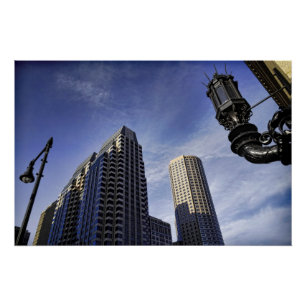 Architecture of downtown Boston Poster