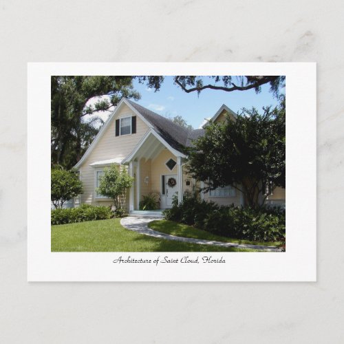 Architecture of Saint Cloud Florida Postcard