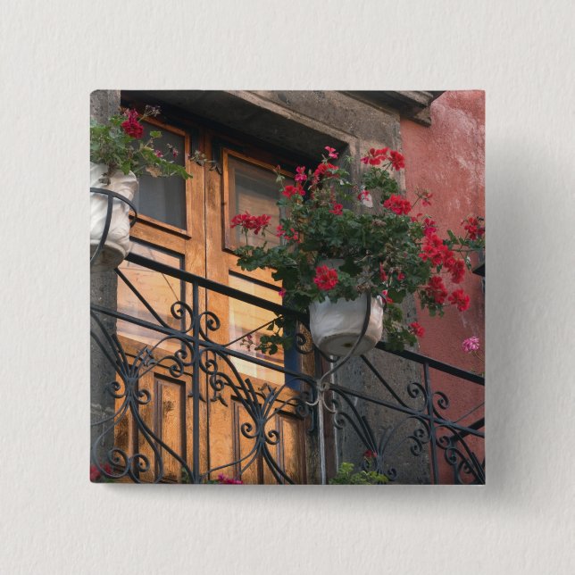 Architecture on the streets of San Miguel de Button (Front)