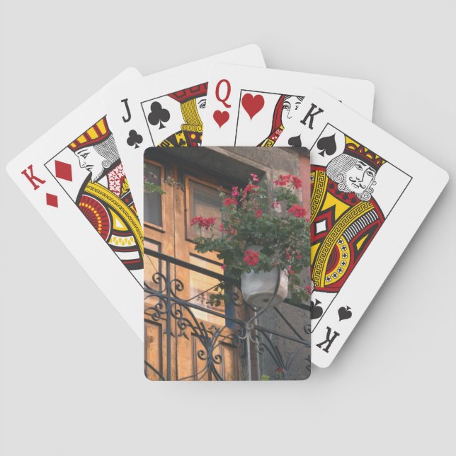 Architecture on the streets of San Miguel de Poker Cards (Back)