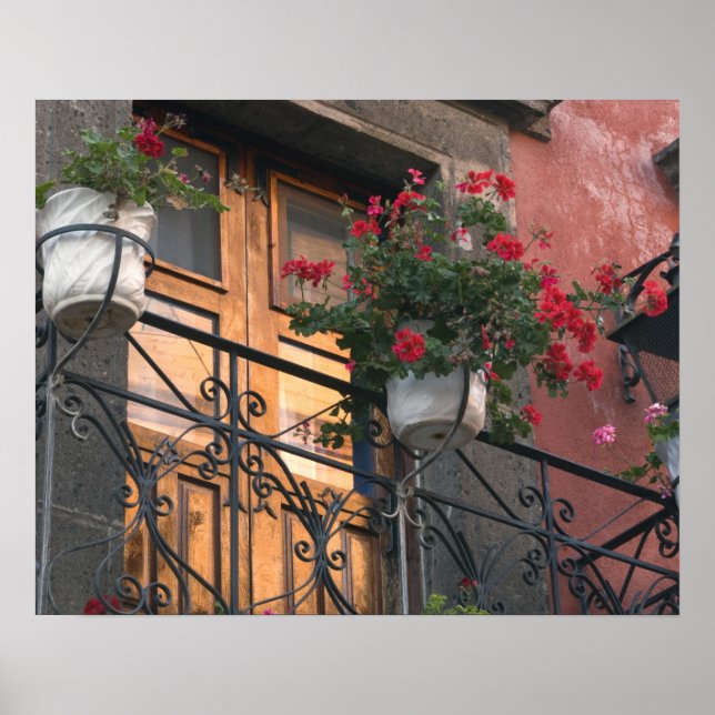 Architecture on the streets of San Miguel de Poster (Front)