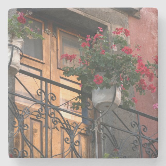 Architecture on the streets of San Miguel de Stone Coaster (Front)