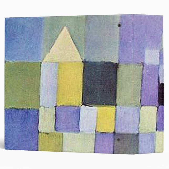 Architecture, Paul Klee 3 Ring Binder (Back/Spine)