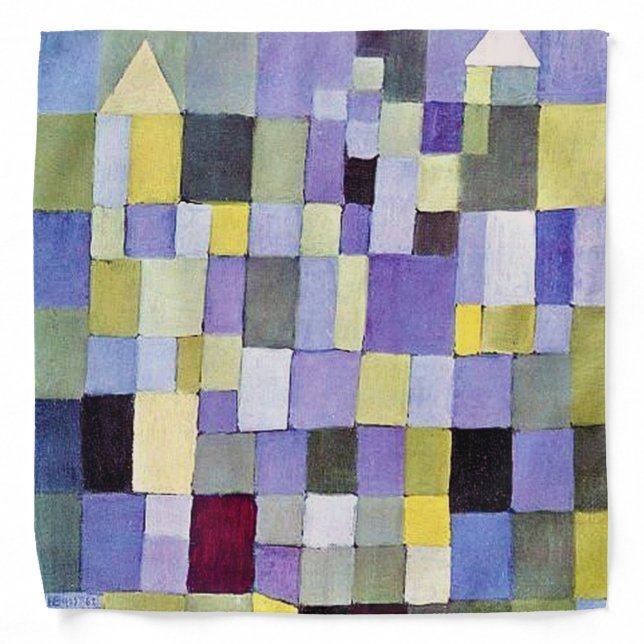 Architecture, Paul Klee Bandana (Front)