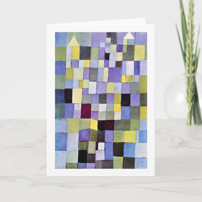 Architecture, Paul Klee Card (Front)