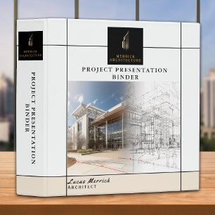 Architecture Project Presentation 3 Ring Binder