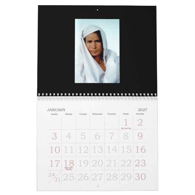 Archival 2009 AZCA Faces Of The Sahel Calendar (Jan 2027)