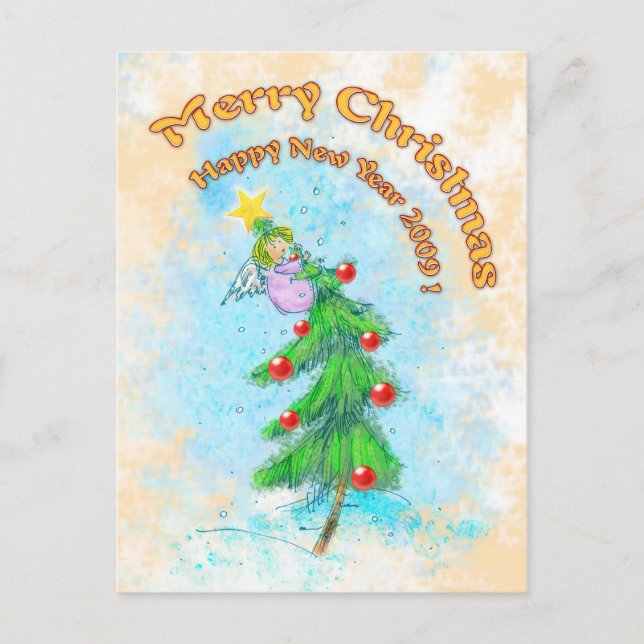(archival) Merry Christmas! - Postcard (Front)